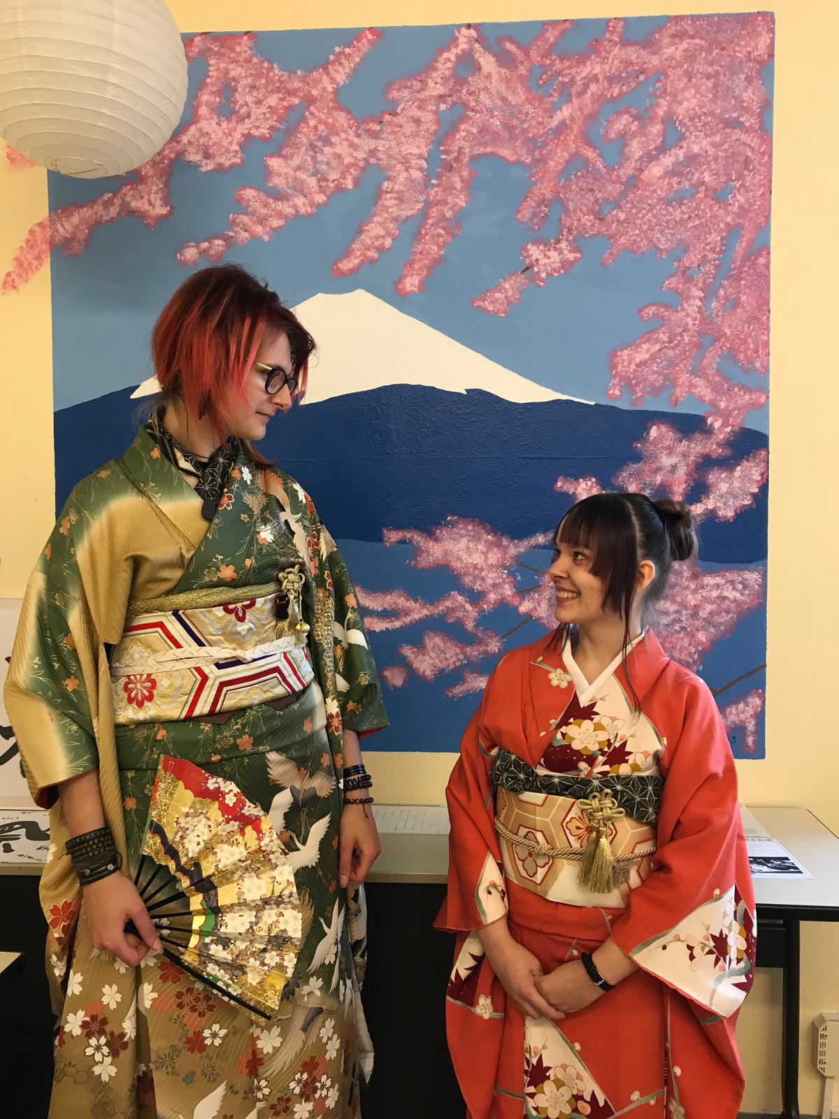 Jessica Neumann und Annegret Hildebrand / Abiturjahrgang 2014